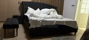 King Size Bed Frame With Orthopedic Mattress