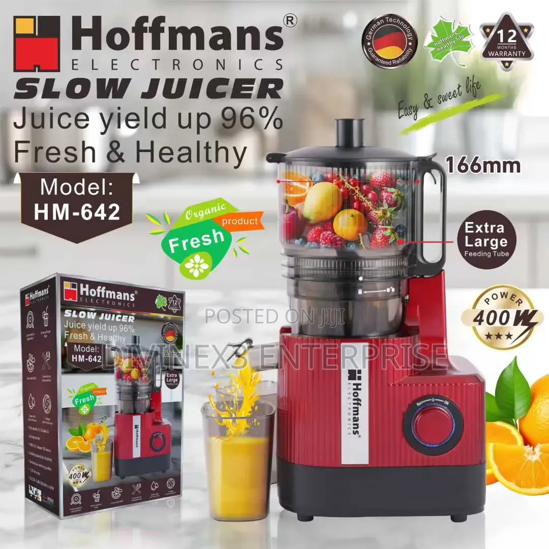 Hoffmans Electronics HM-642 400W Slow Juicer