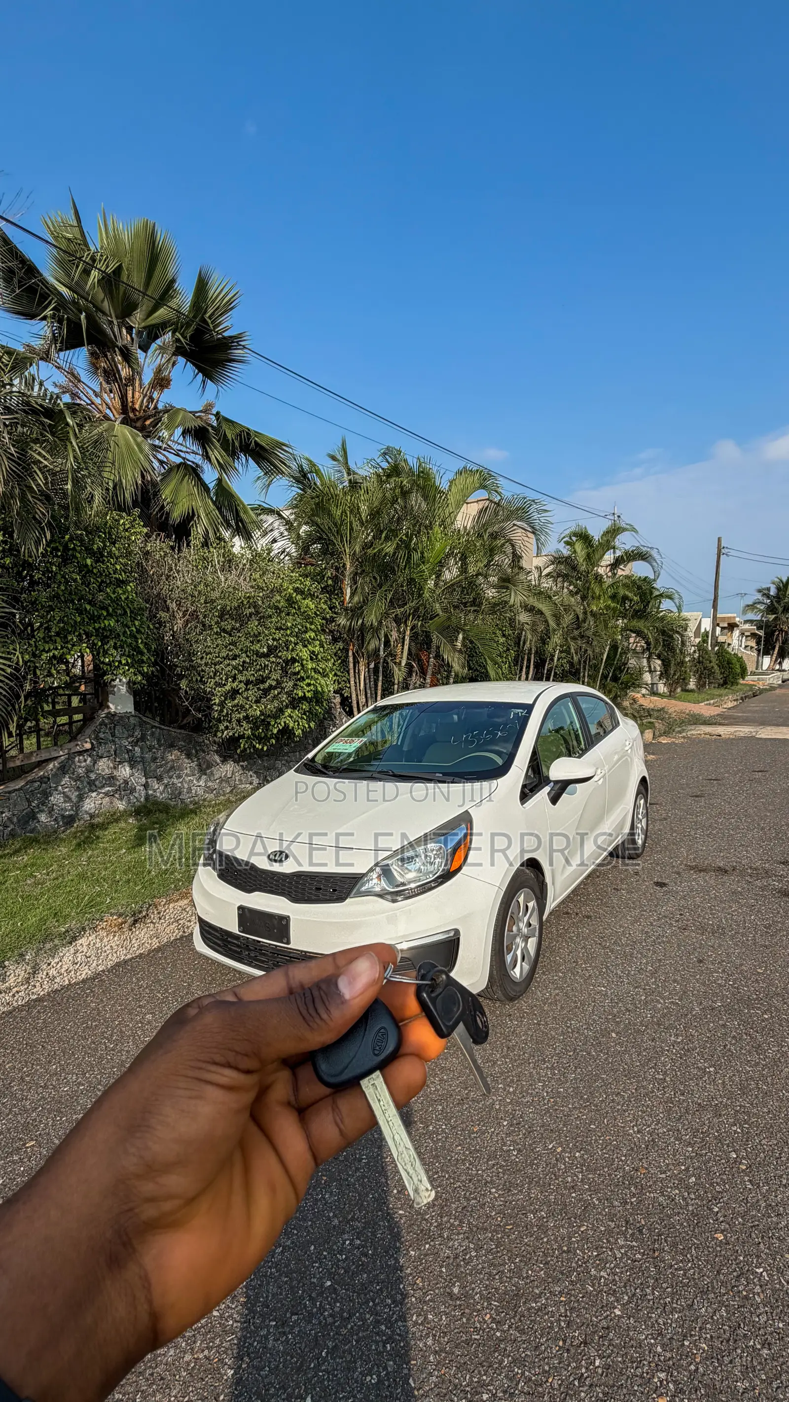 Kia Rio LX 4dr Sedan (1.6L 4cyl 6M) 2017 White