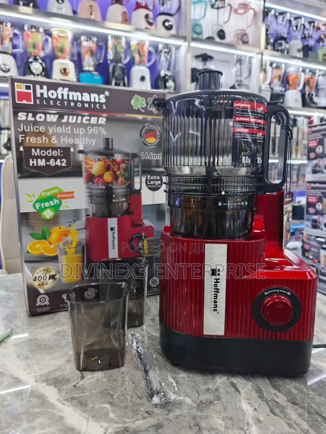 Hoffmans Electronics HM-642 400W Slow Juicer