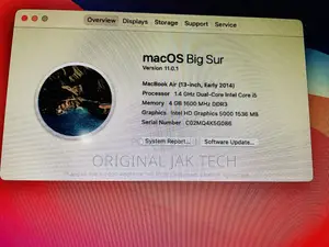 Laptop Apple MacBook Air 2014 4GB Intel Core i5 SSD 128GB