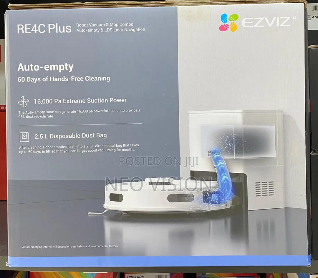 EZVIZ Robot Vacuum Mop Combo