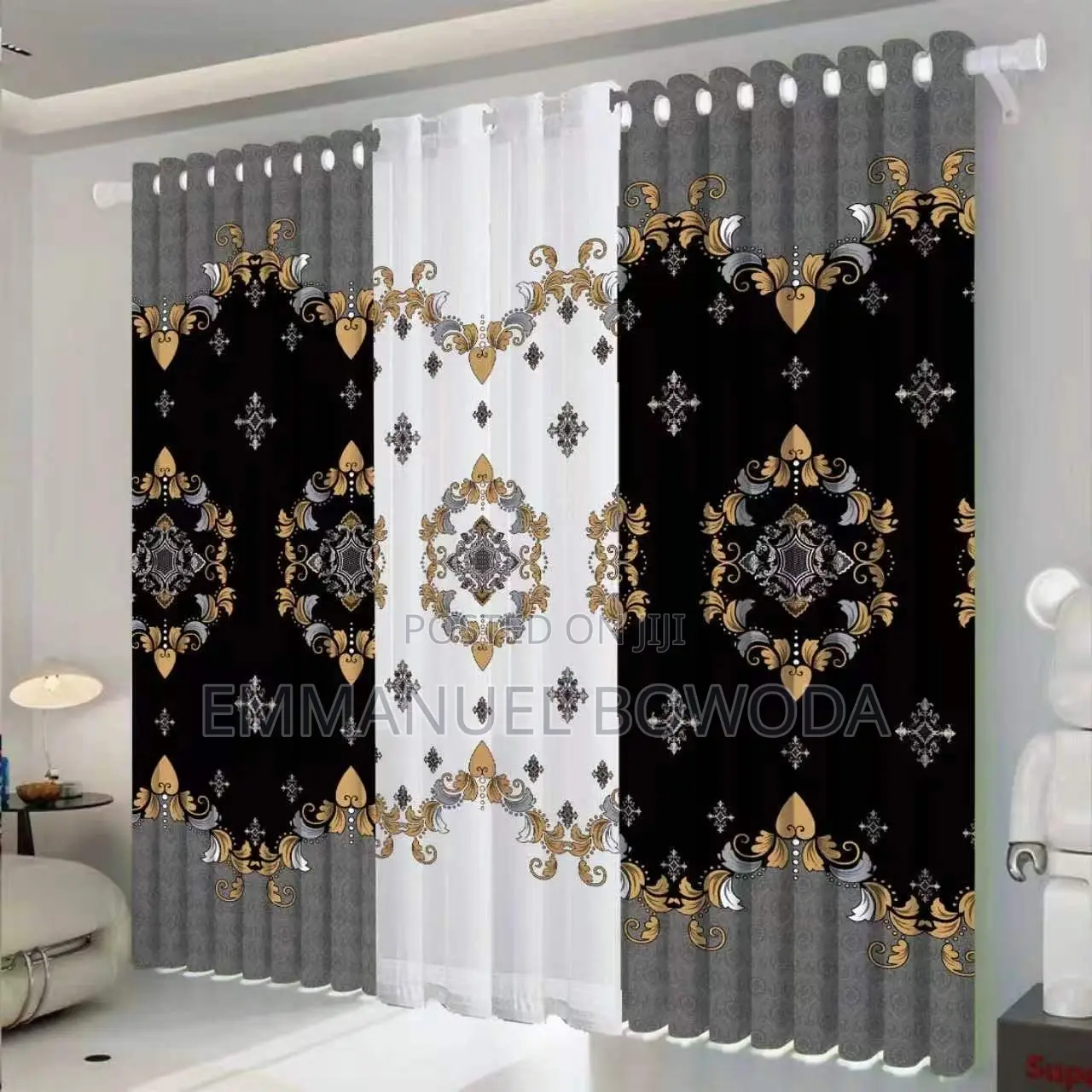 3in1 Curtains Plus Sun Block