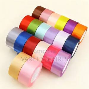 Satin Ribbons 4cm*25Yards/ 5 Rolls Per Pack