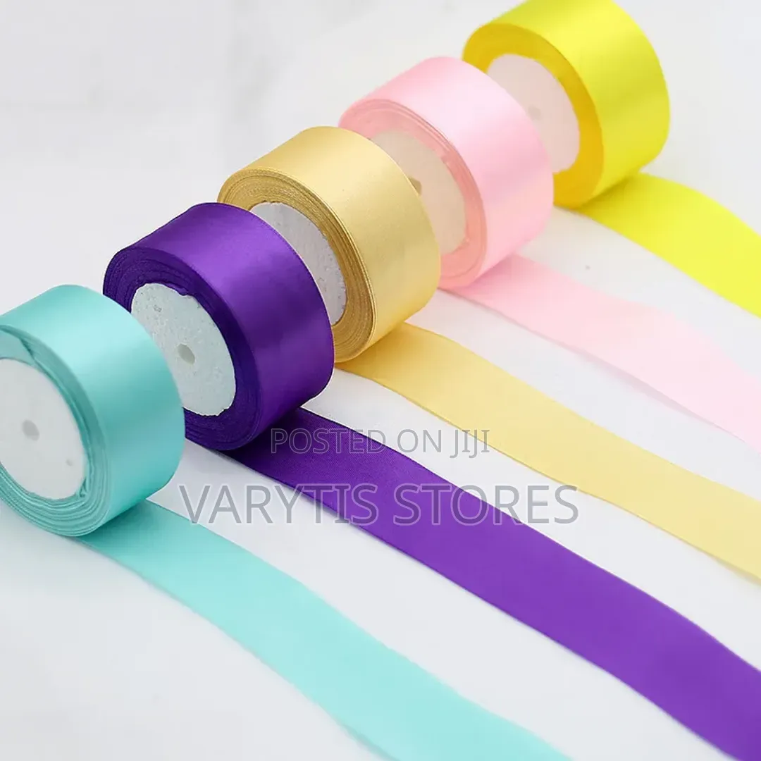 Satin Ribbons 4cm*25Yards/ 5 Rolls Per Pack
