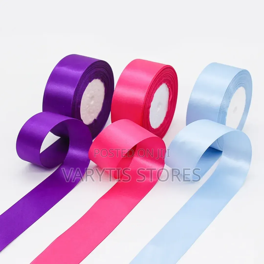 Satin Ribbons 4cm*25Yards/ 5 Rolls Per Pack