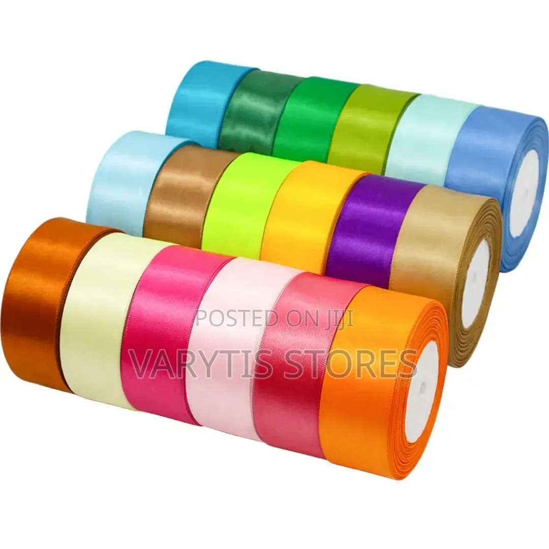 Satin Ribbons 4cm*25Yards/ 5 Rolls Per Pack