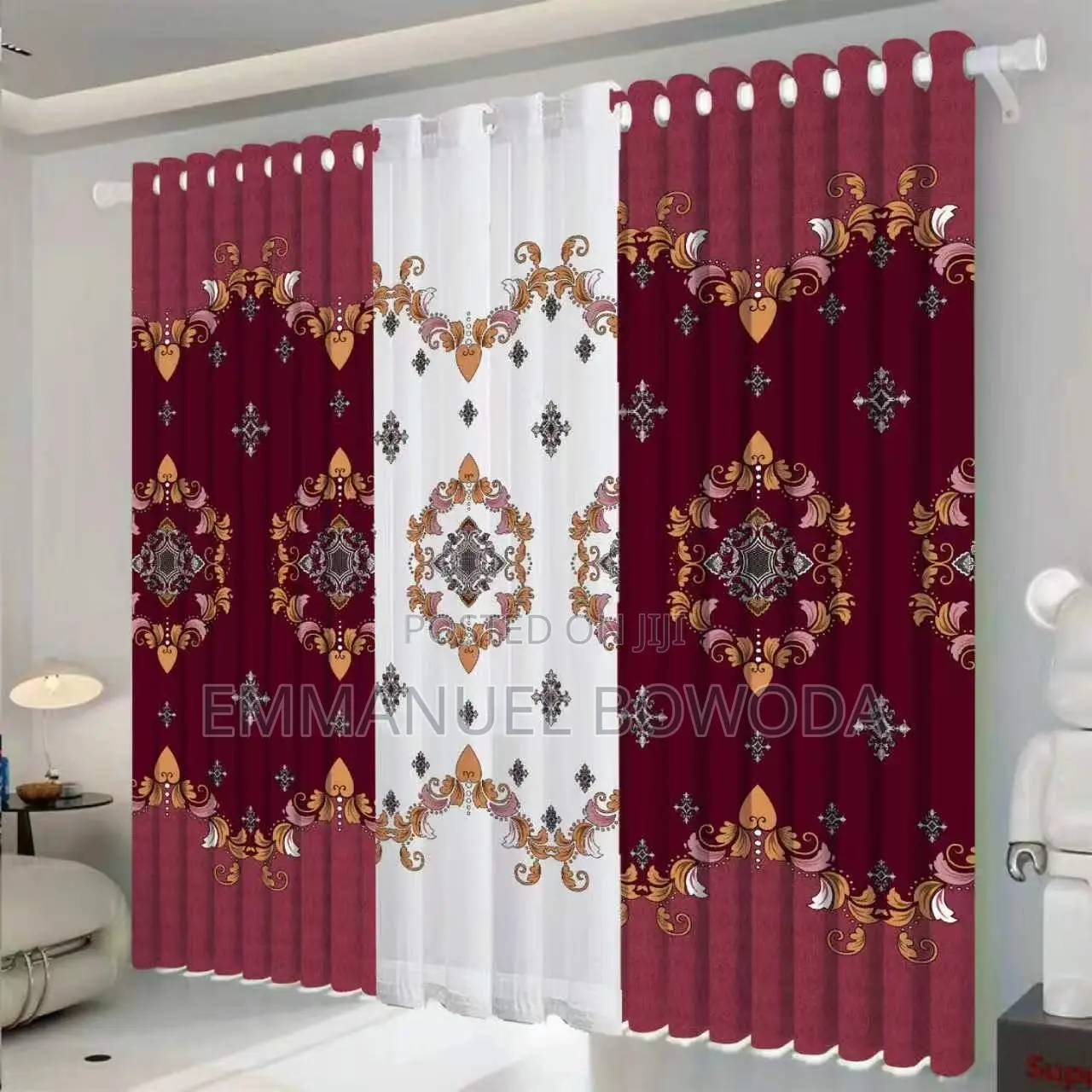 Hot Plus Classic 3 In1 Curtains