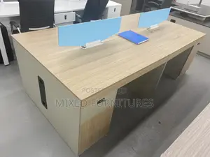 Wooden Work Station 4 Seater