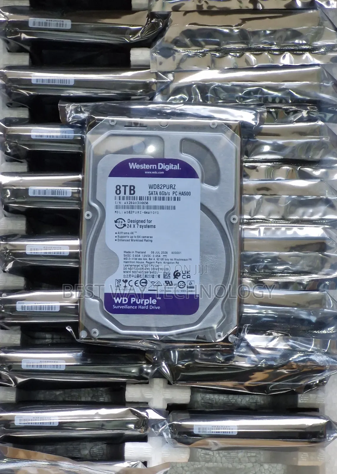 8tb Hard Drive WD Purple