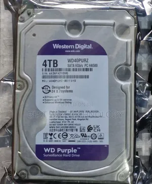 4tb Hard Drive WD Purple