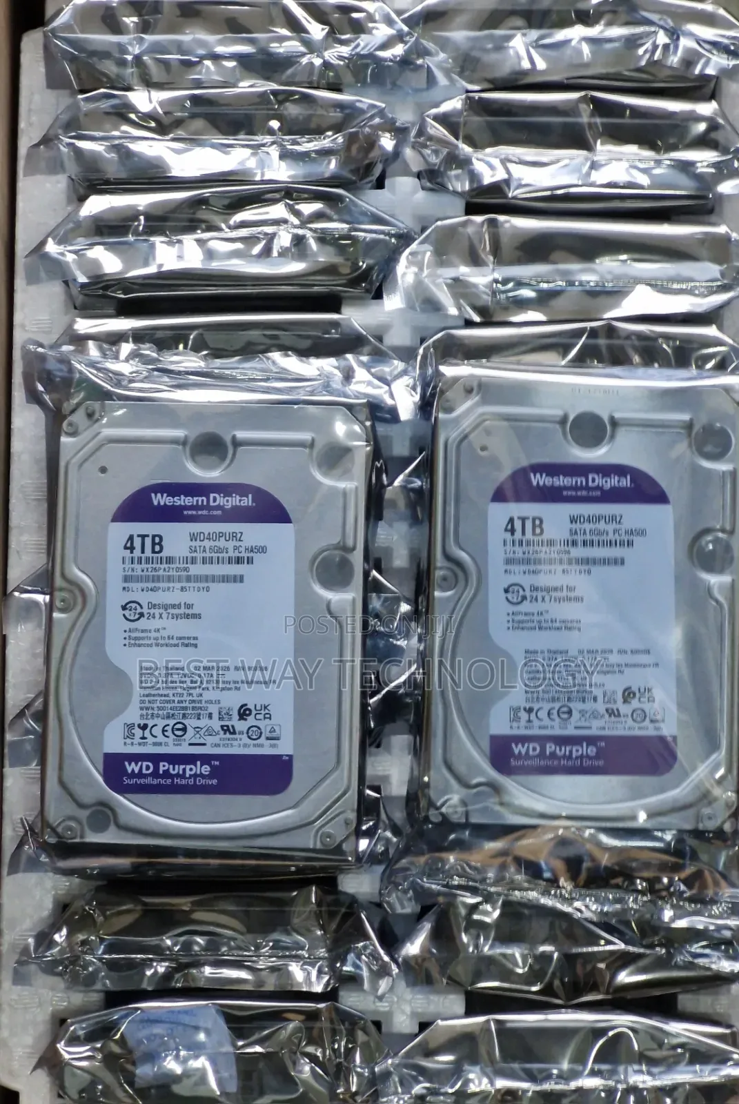 4tb Hard Drive WD Purple