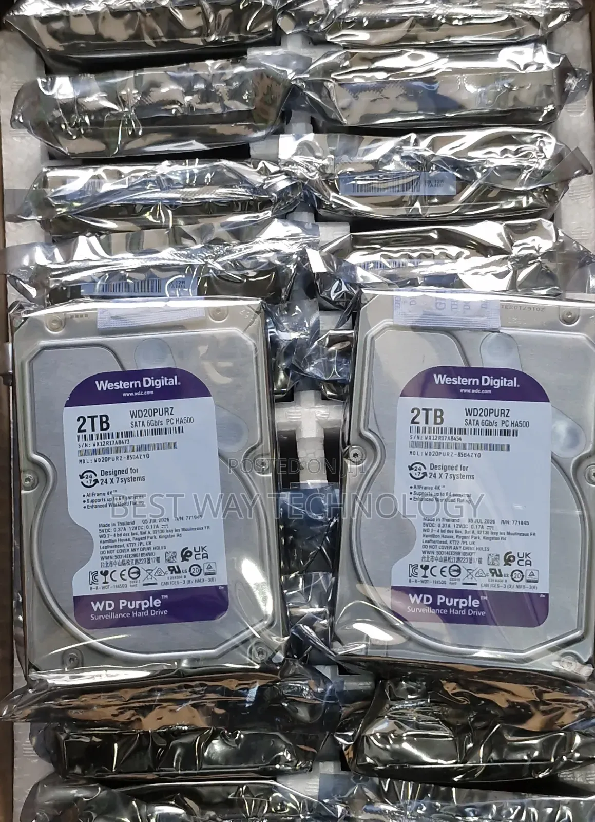 2tb Hard Drive WD Purple