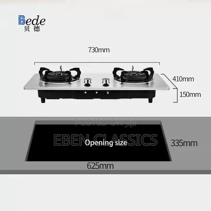 Double Burner Stainless Steel