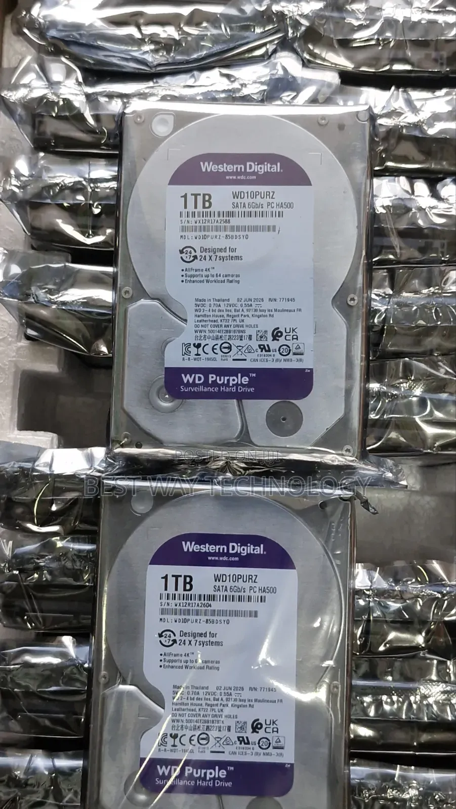 1tb Hard Drive WD Purple