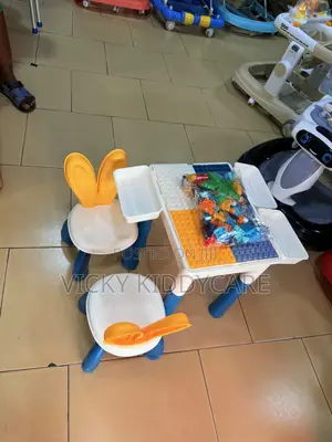 Multipurpose Table With Two Chairs