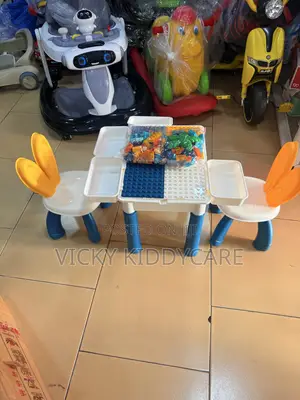 Multipurpose Table With Two Chairs