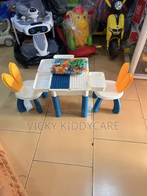 Multipurpose Table With Two Chairs