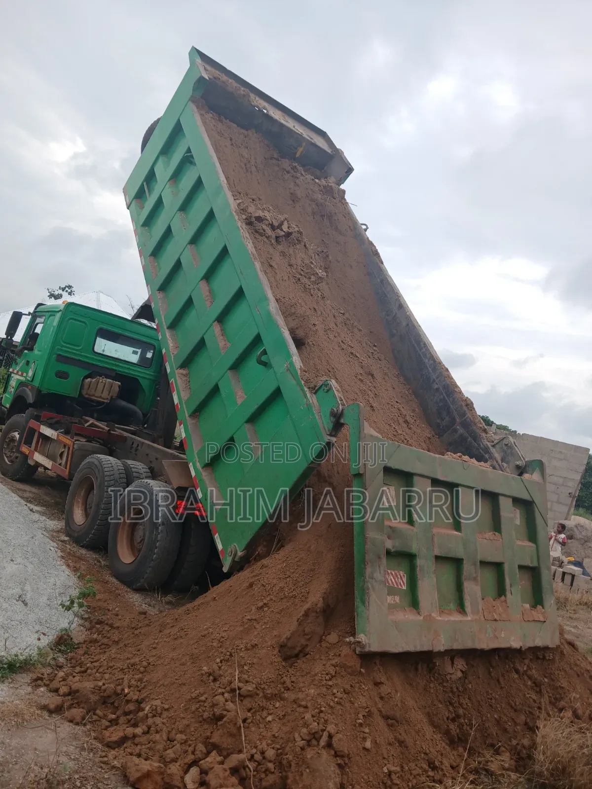 Used Howo Tipper Truck 2010 Green for Sale