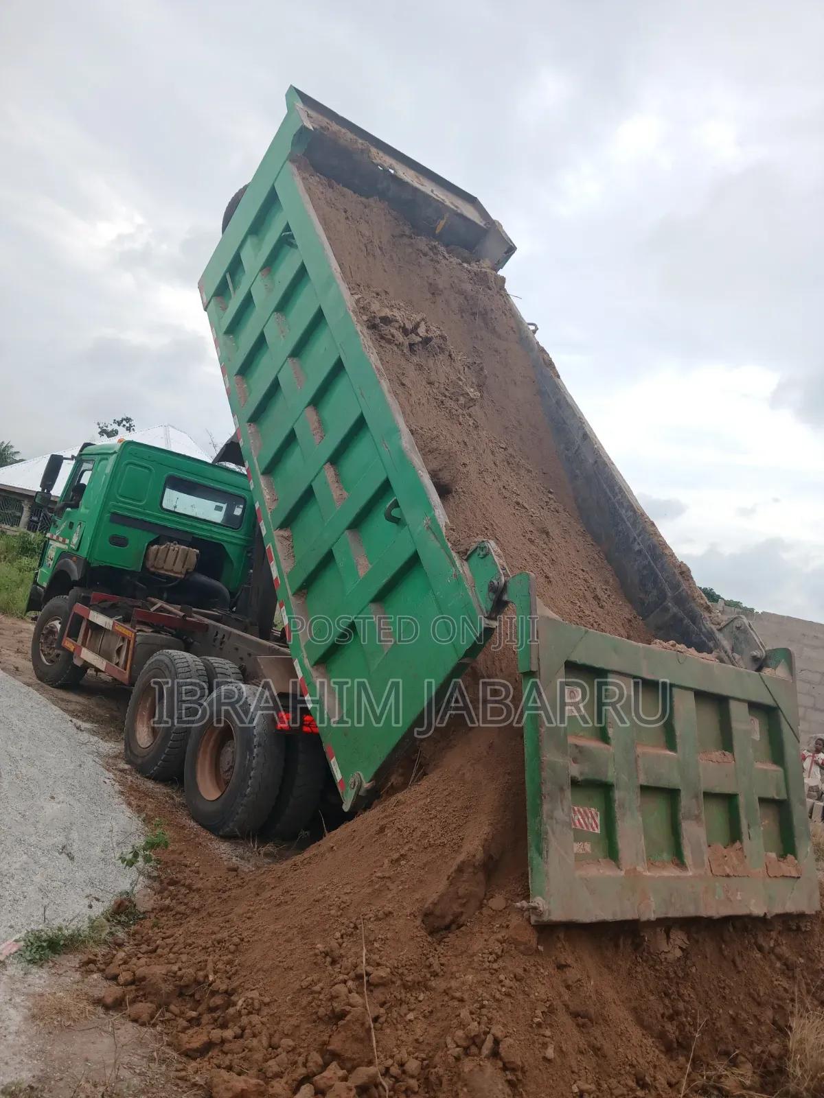 Used Howo Tipper Truck 2010 Green for Sale
