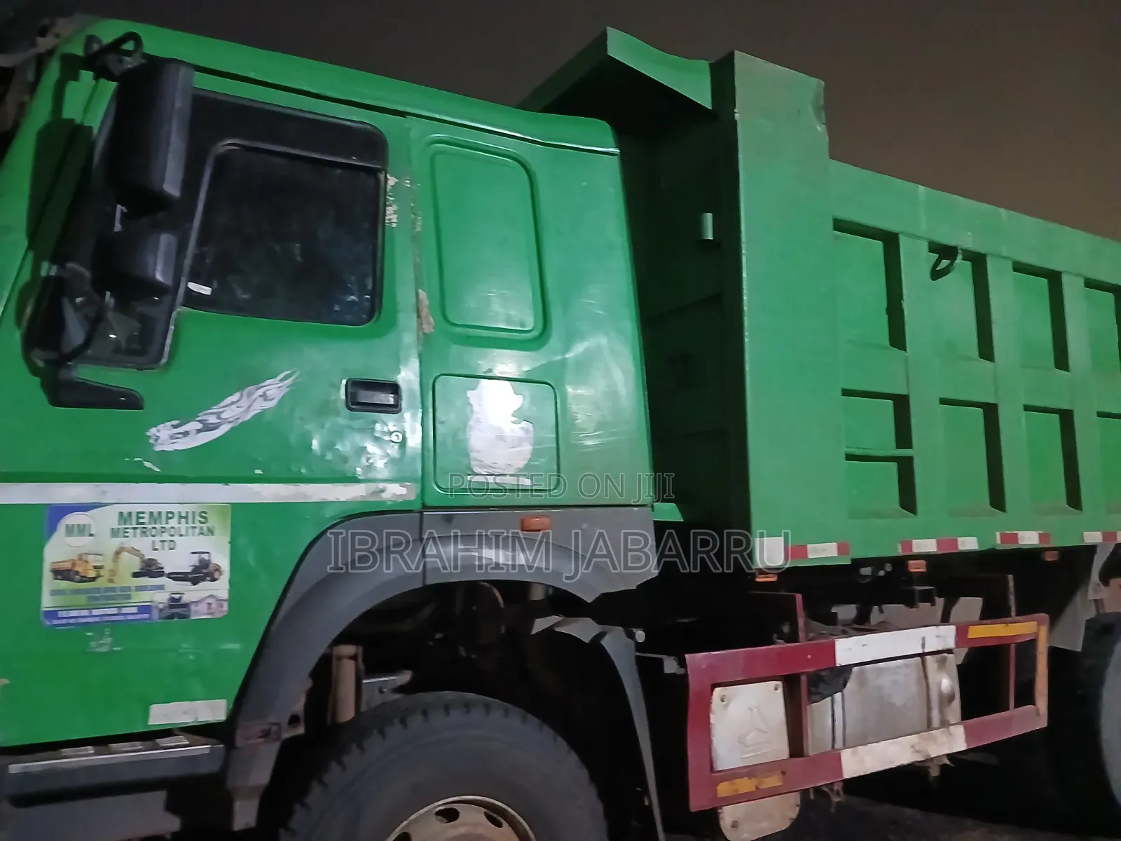 Used Howo Tipper Truck 2010 Green for Sale