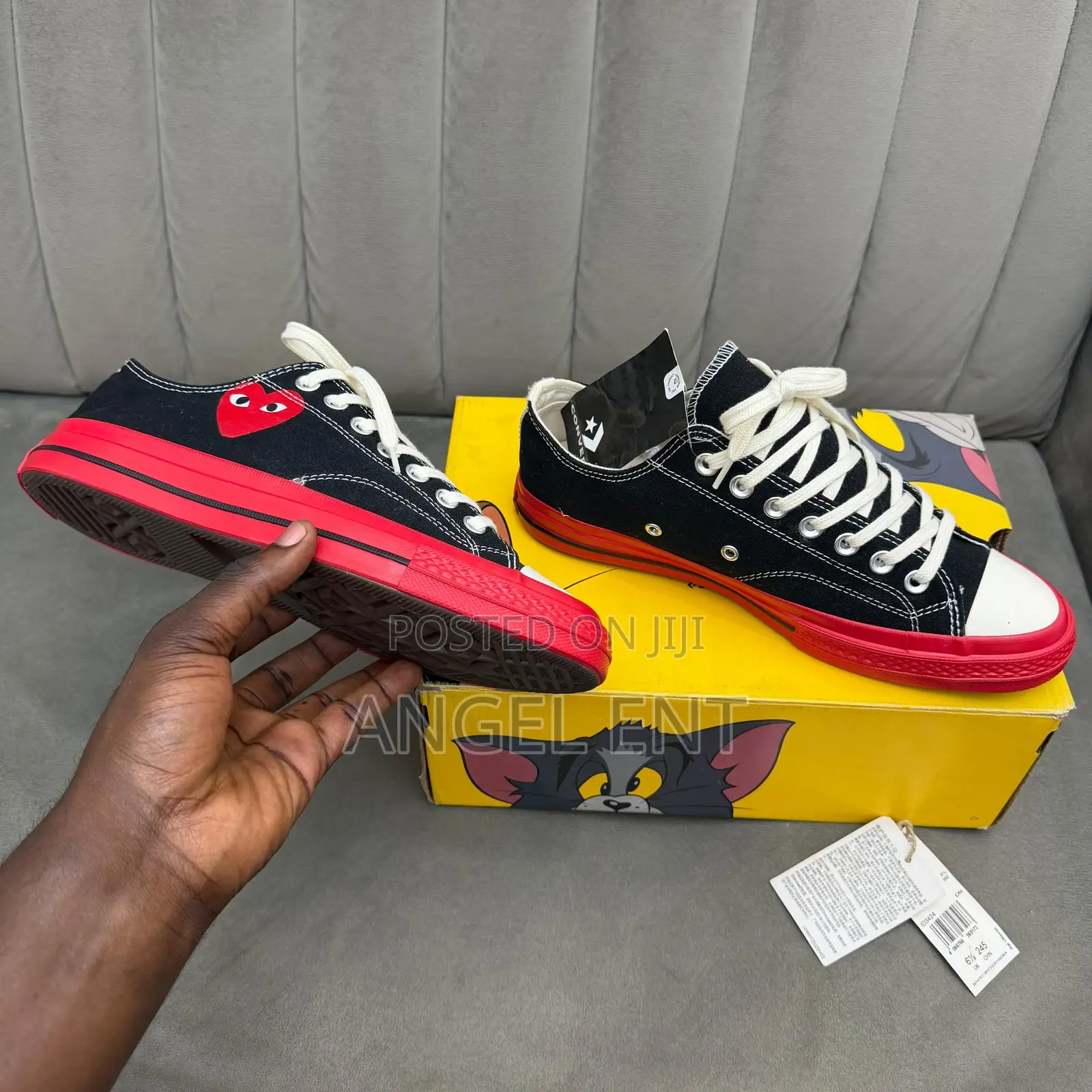 Converse X Comme Des Garçons PLAY Chuck Taylor 70 Low High(Adum Ksi)