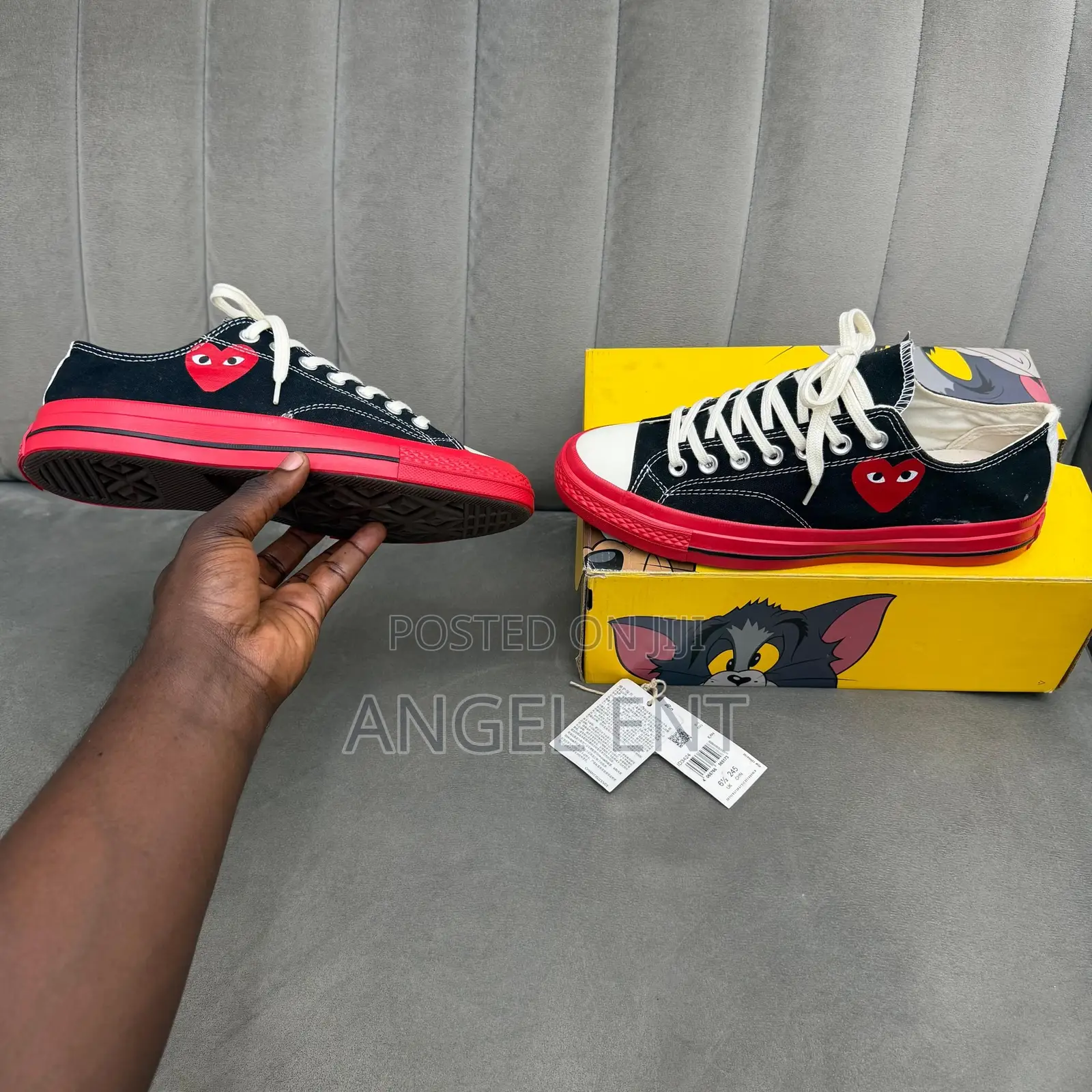 Converse X Comme Des Garçons PLAY Chuck Taylor 70 Low High(Adum Ksi)