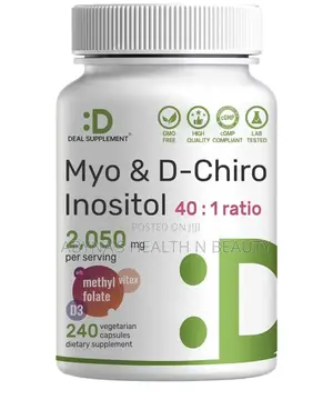 Myo D- Chiro Inositol With Folate, Vit D3 +Vitex
