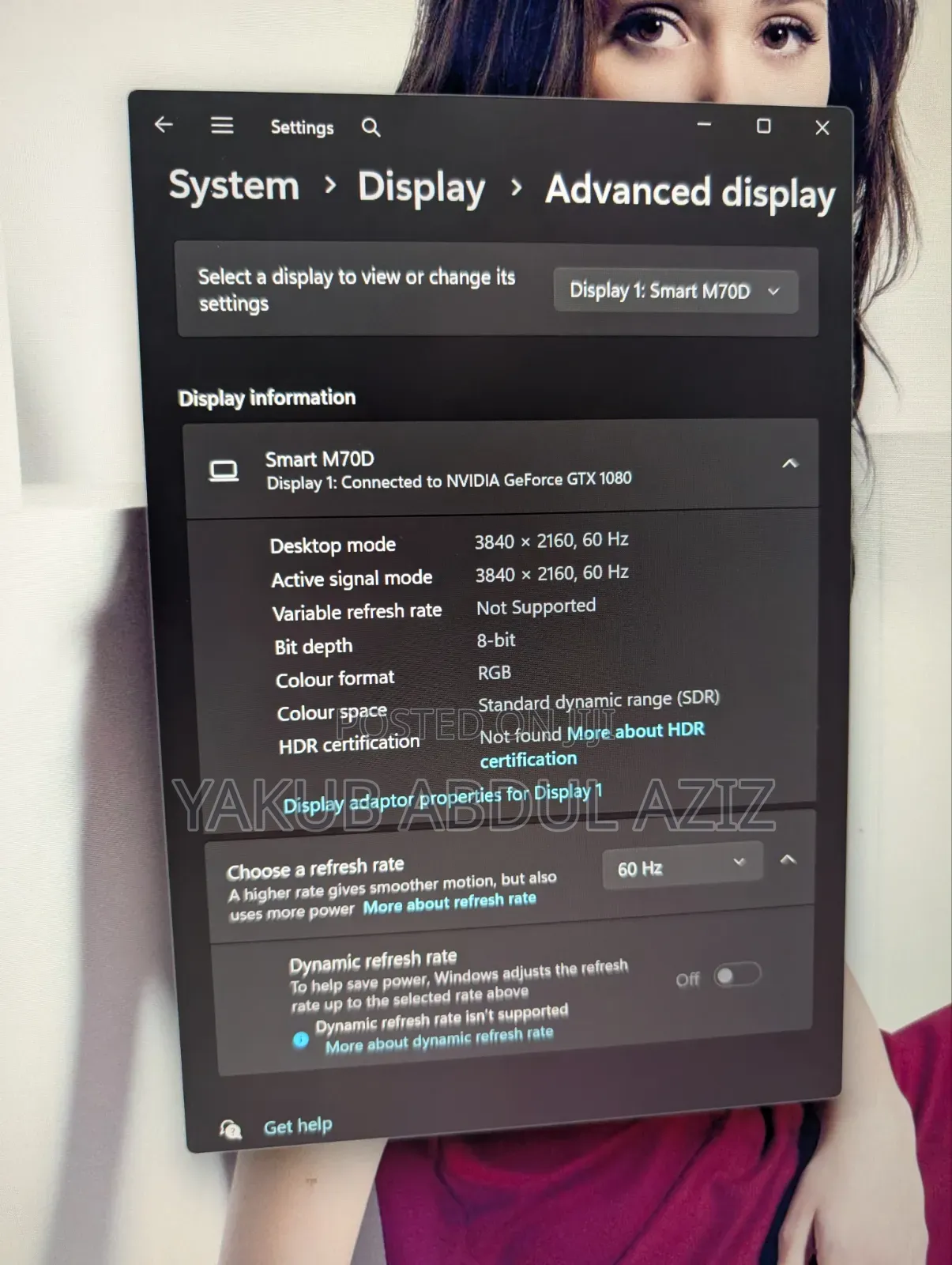 Samsung Smart M70D Edgeless Monitor