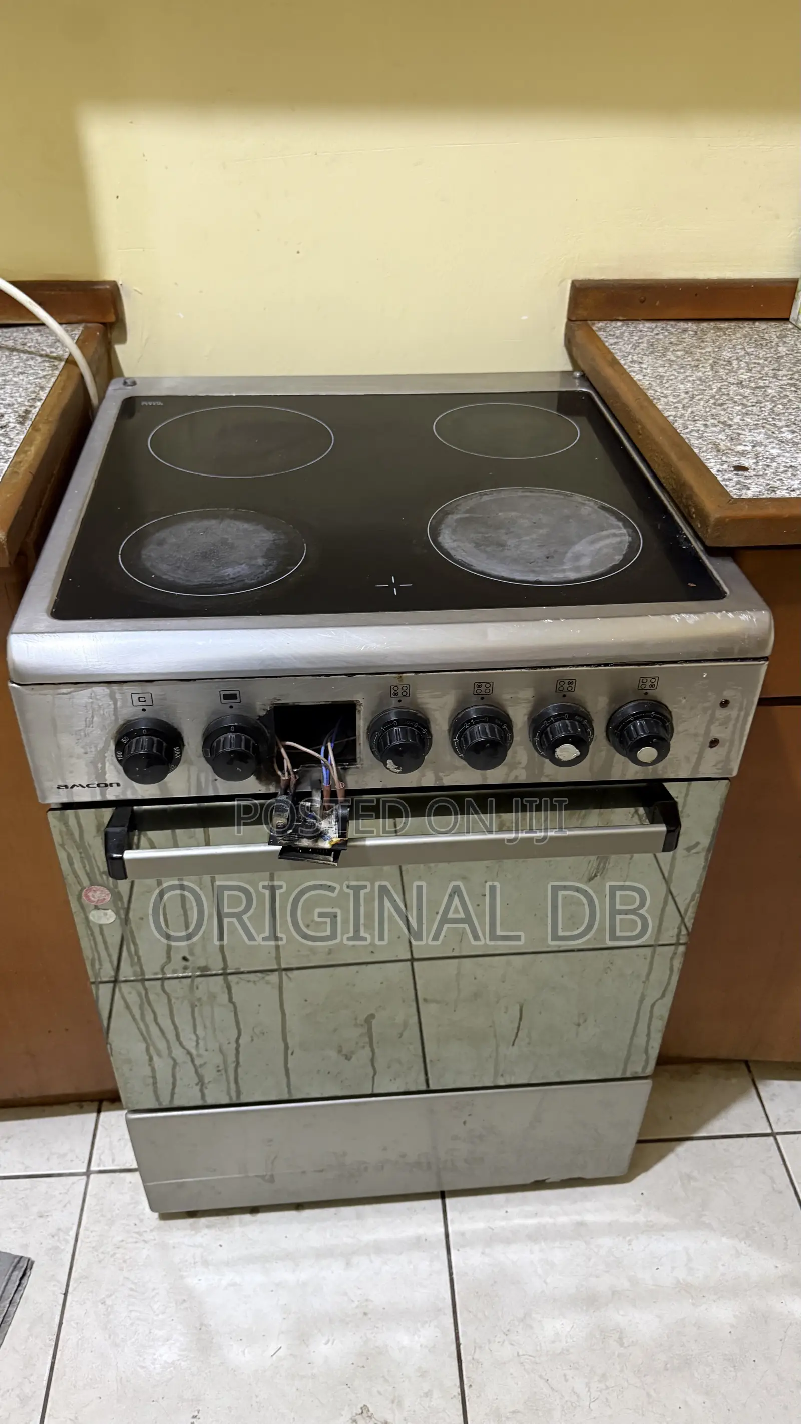 Electric Gas Cooker With Oven Grill