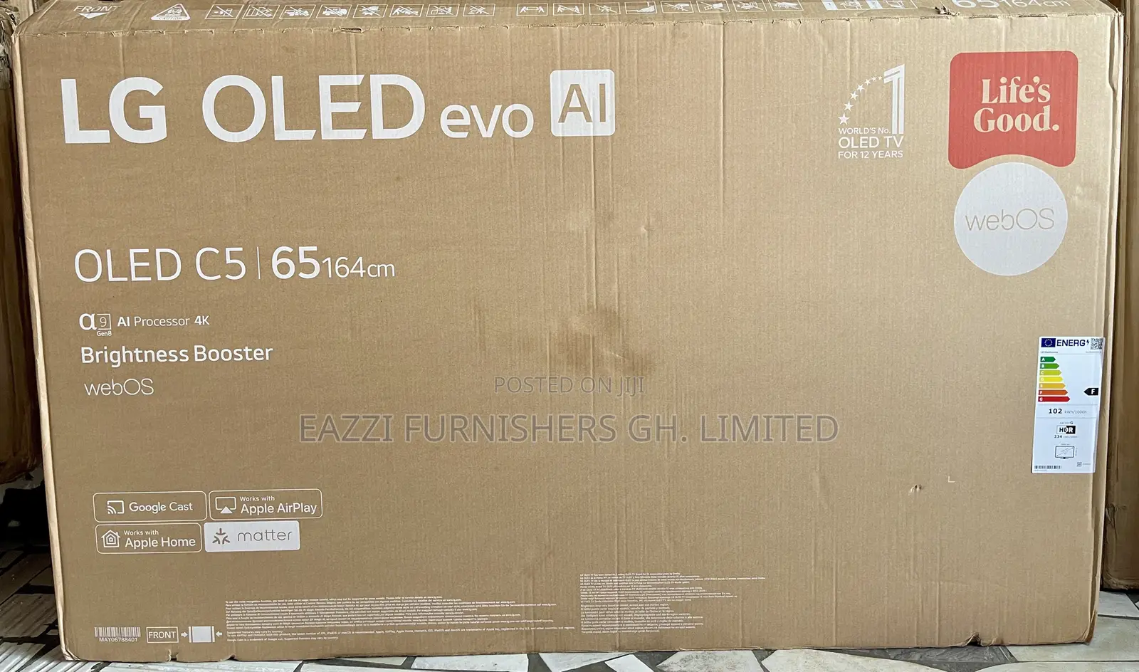 Oled65c55la 65 Inch Smart Uk  Oled LG 144 Hz Evo Ai Hdr+ Uhd Game TV
