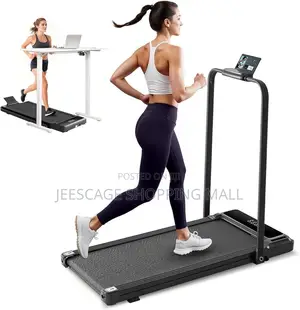 -In-1 Foldable Under Desk Walking Pad Treadmill With LED Display