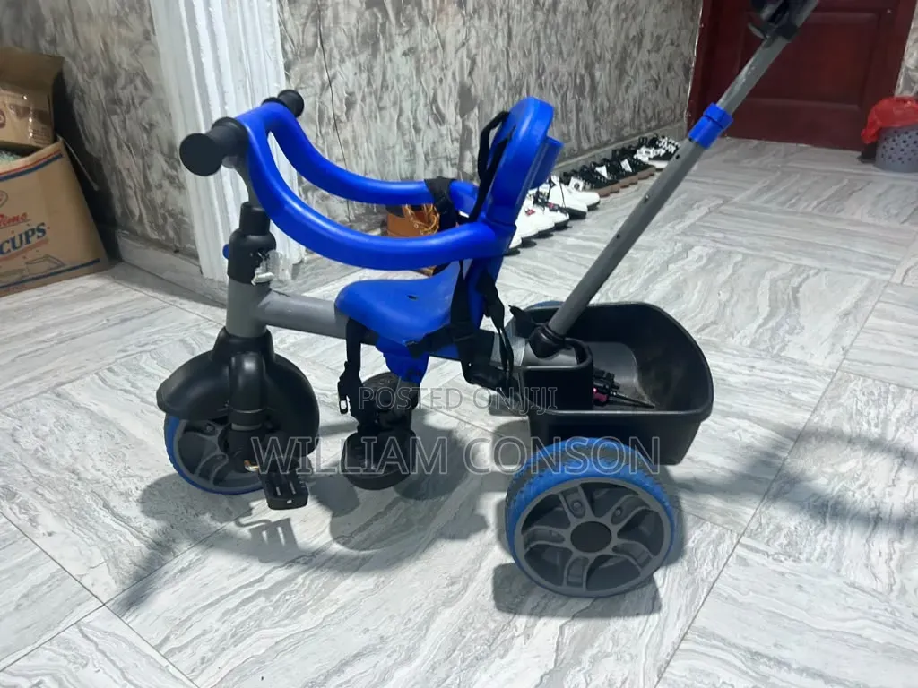 Kids 3-Wheel Tricycle With Parent Push Handle – Strong Stylish