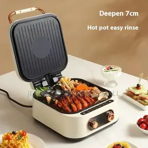 2-in-1 Electric Hot Pot Grill