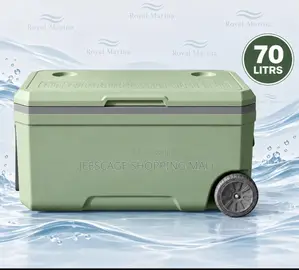 70 Litre Portable Wheeled Cooler With Retractable Handle