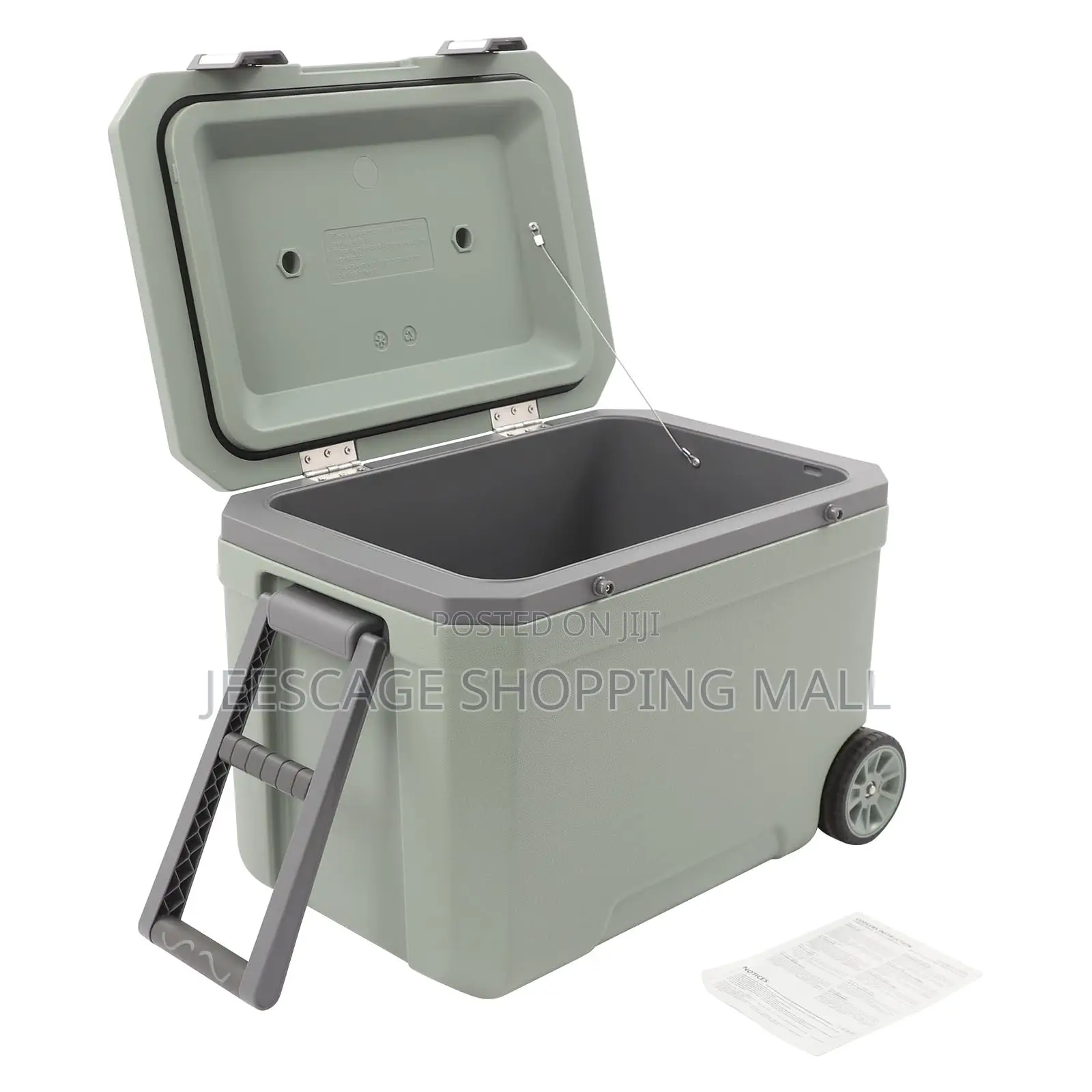 70 Litre Portable Wheeled Cooler With Retractable Handle