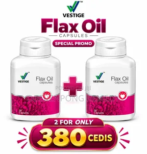 Vestige Flax Oil Capsules – 2 for GH₵380