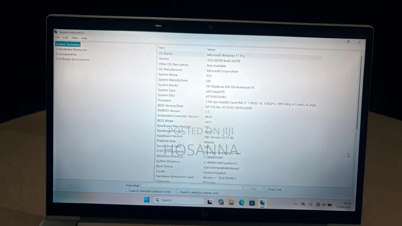 Laptop HP EliteBook 830 G8 16GB Intel Core i7 SSD 512GB