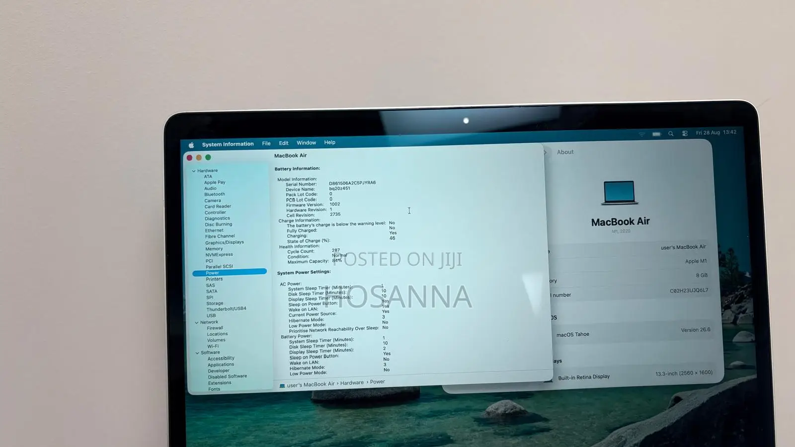 Laptop Apple MacBook Air 8GB Apple M1 SSD 256GB