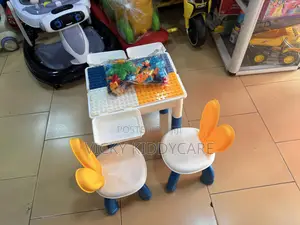 Multipurpose Table With Two Chairs