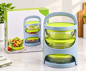 4 in 1 Glass Storage Bowl