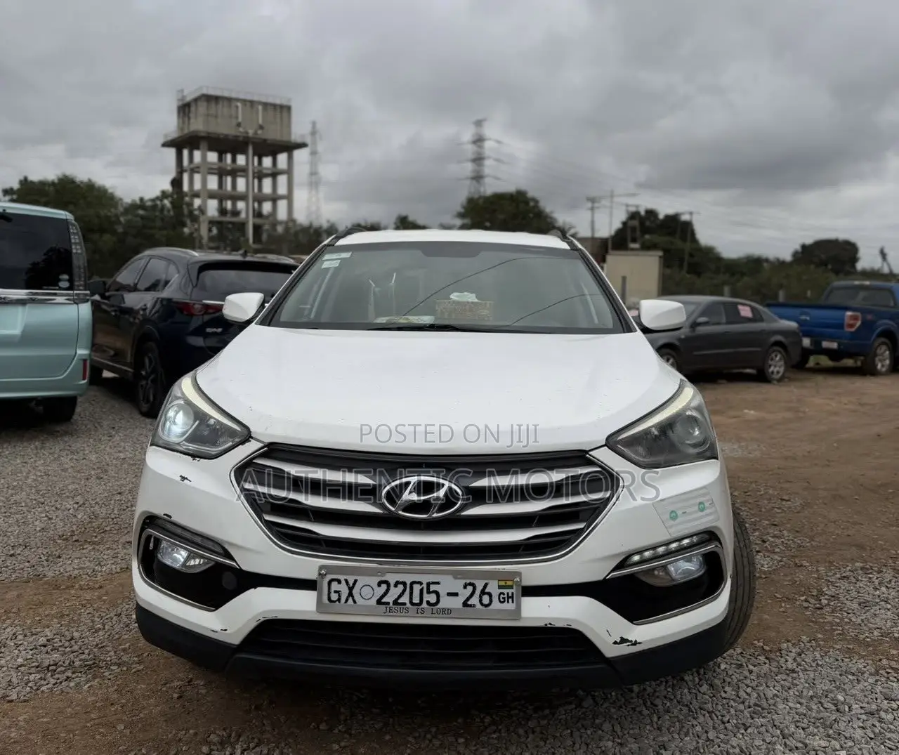 Hyundai Santa Fe SE AWD 2017 White