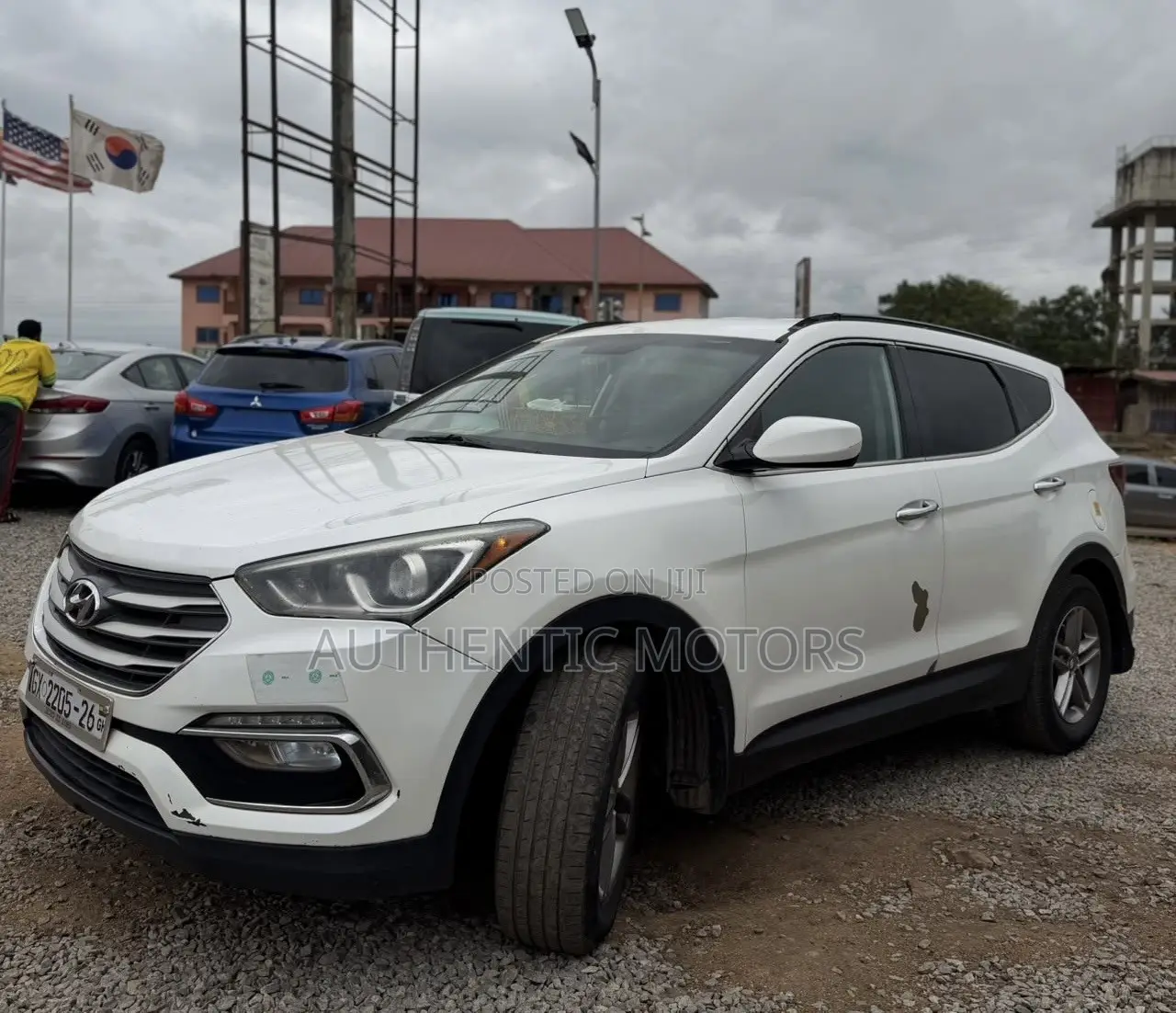 Hyundai Santa Fe SE AWD 2017 White