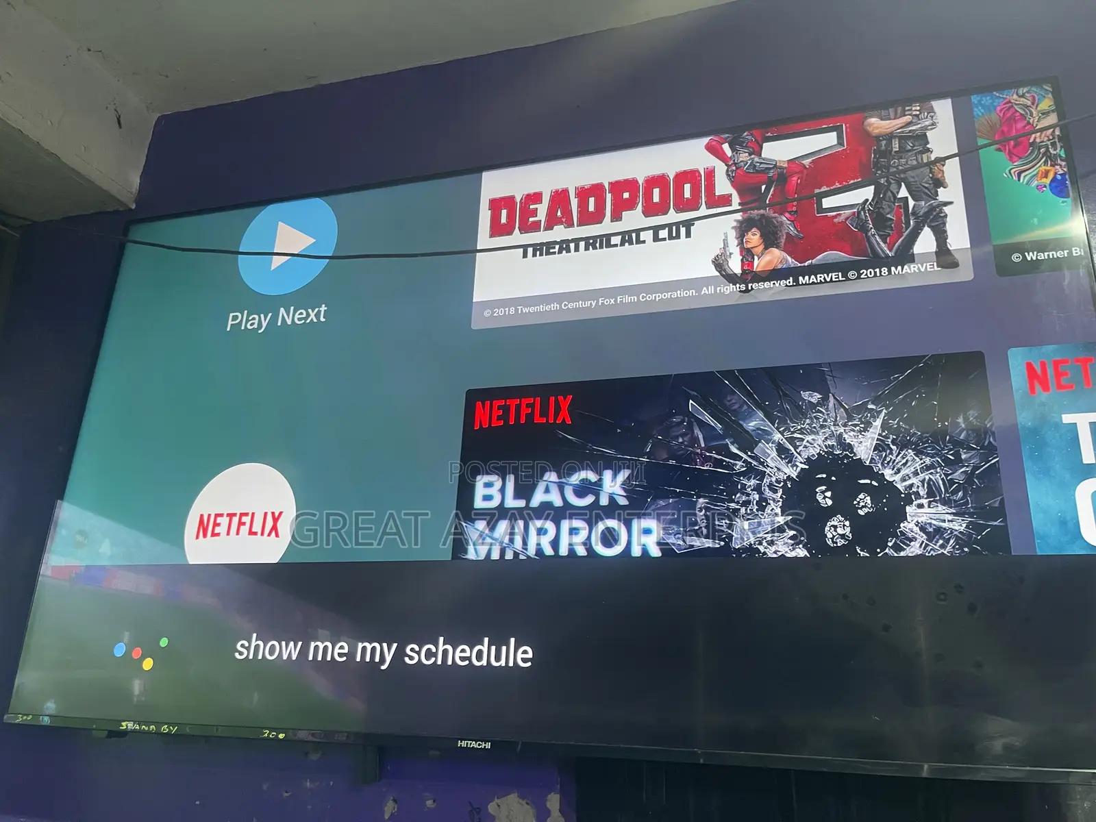 Hitachi Qled 65inches