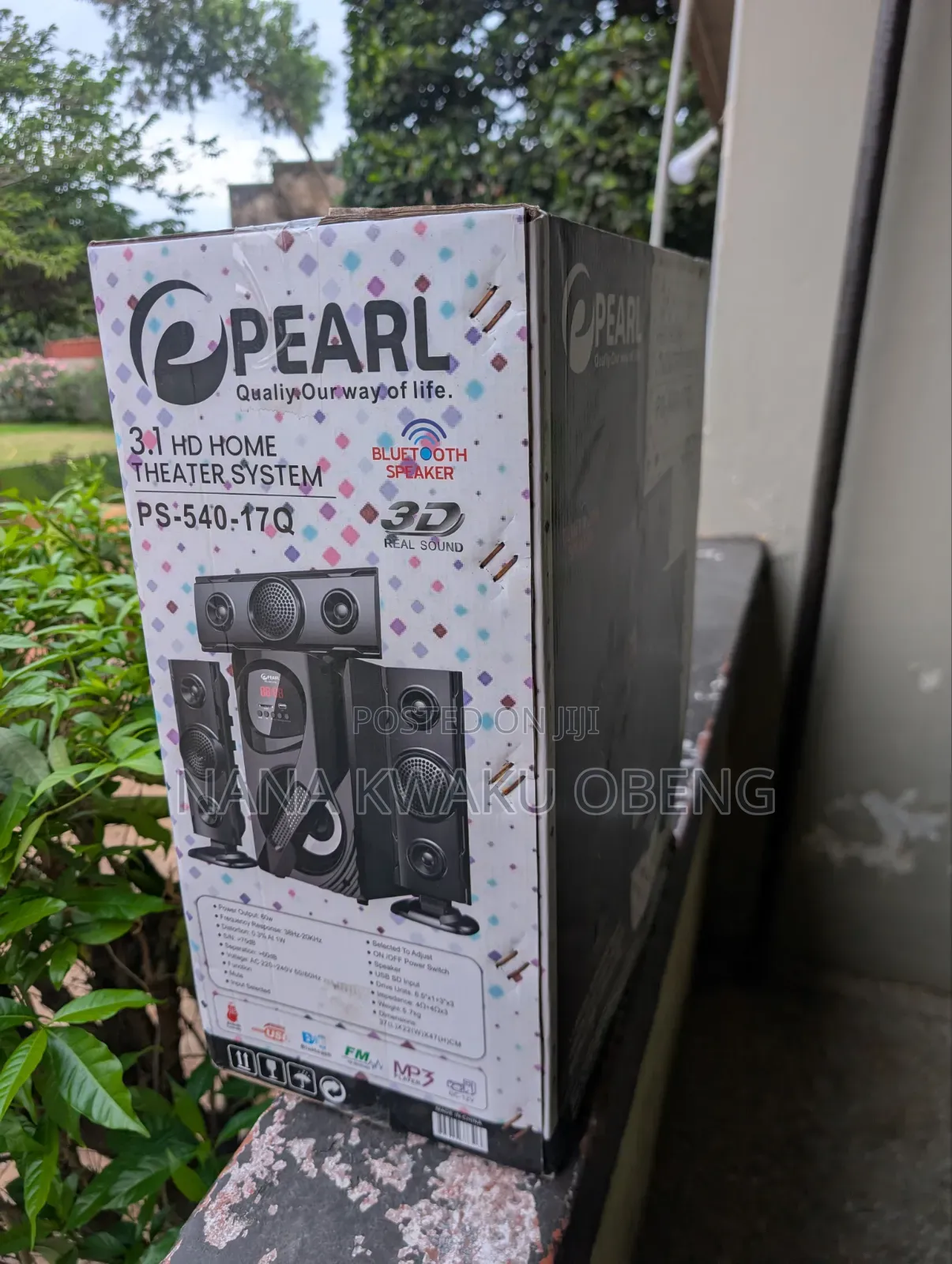 Pearl 3.1ch Bluetooth Speaker