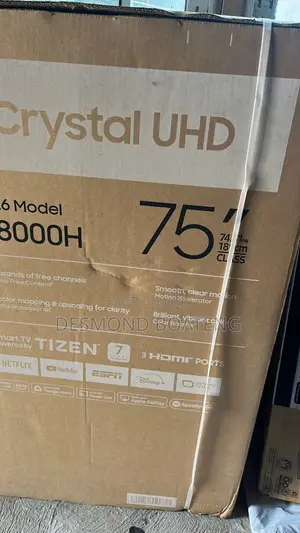 75inches Crystal UHD 2026 Model U8000H Samsung TV