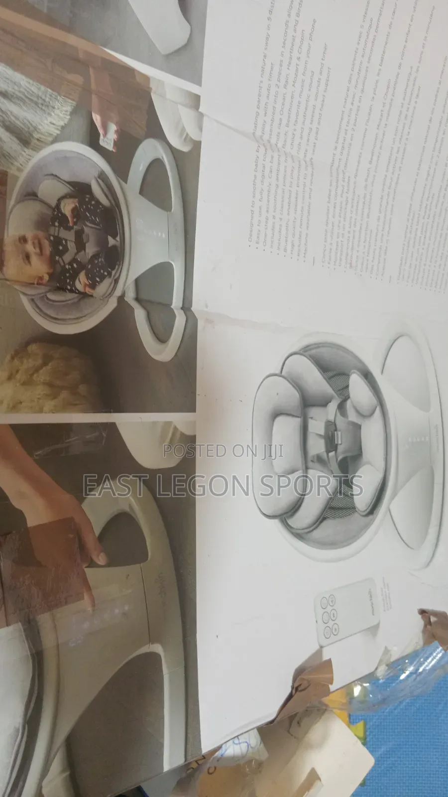 Smart Baby Electric Swing Chair Rocker Sleep Munchkin