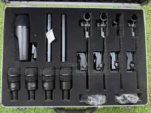 AKG Drum Set High-Performance 7-Piece Complete Drum Microphone Kit