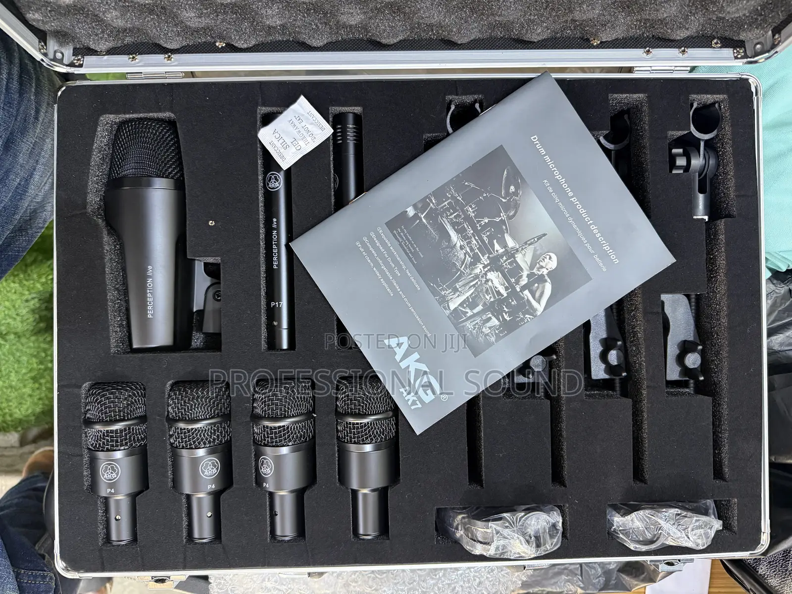 AKG Drum Set High-Performance 7-Piece Complete Drum Microphone Kit