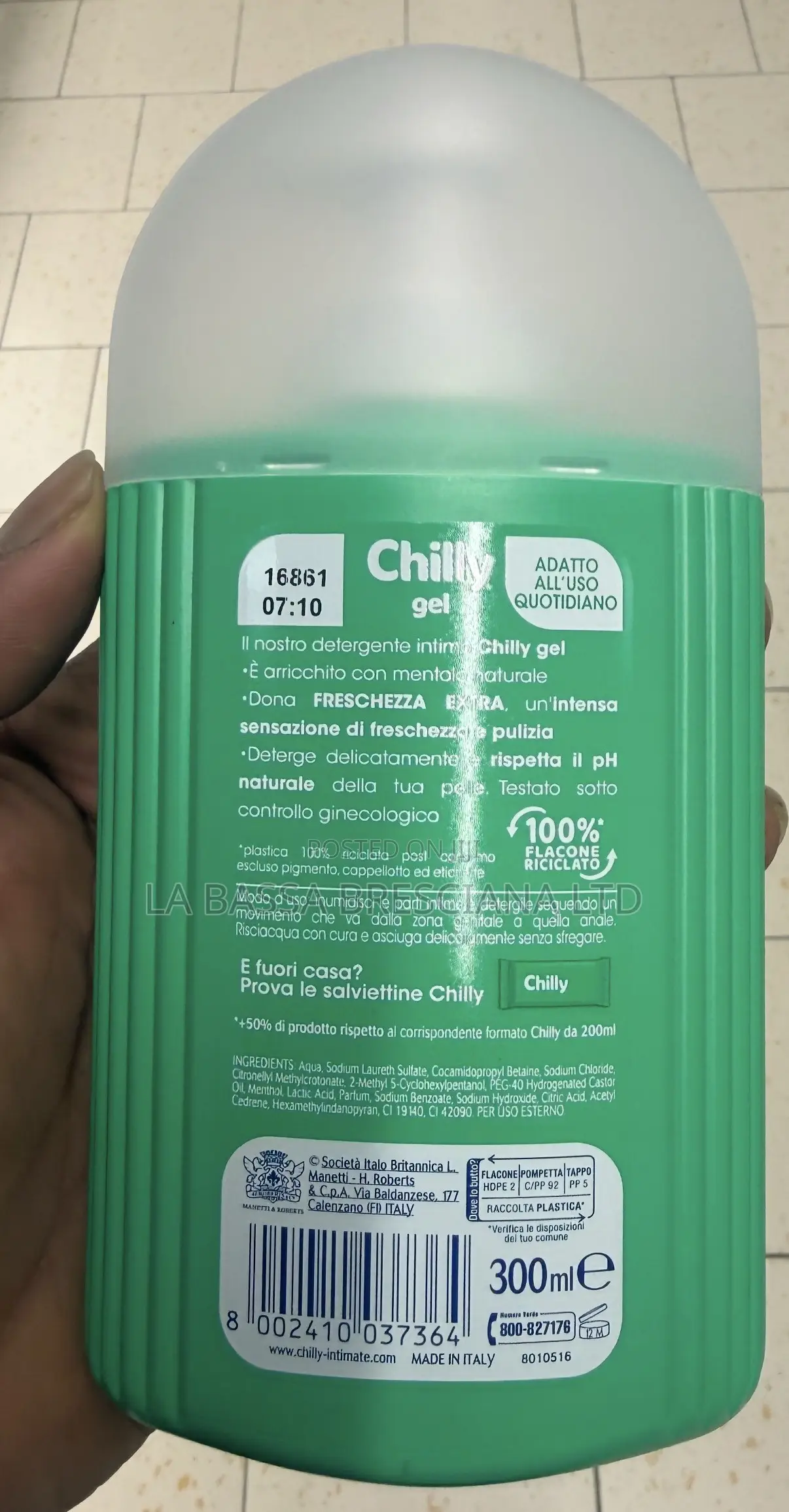 Chilly Intimate Detergent